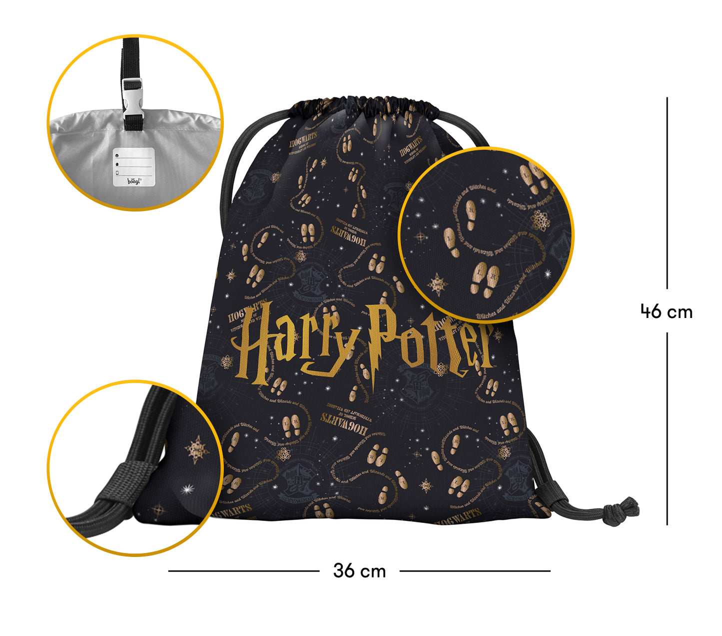 Turnbeutel Harry Potter Karte des Rumtreibers