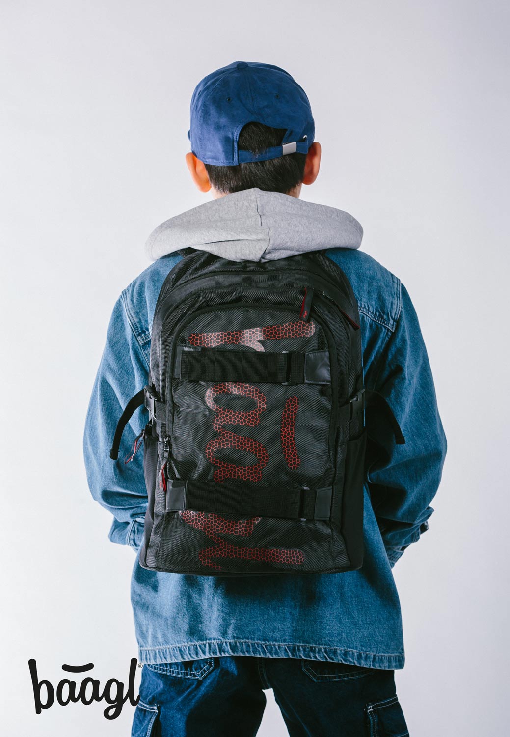 Schulrucksack Skate Red