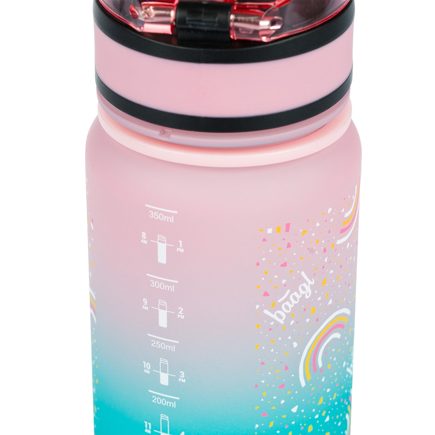 Tritan Trinkflasche Gradient Rainbow, 350 ml