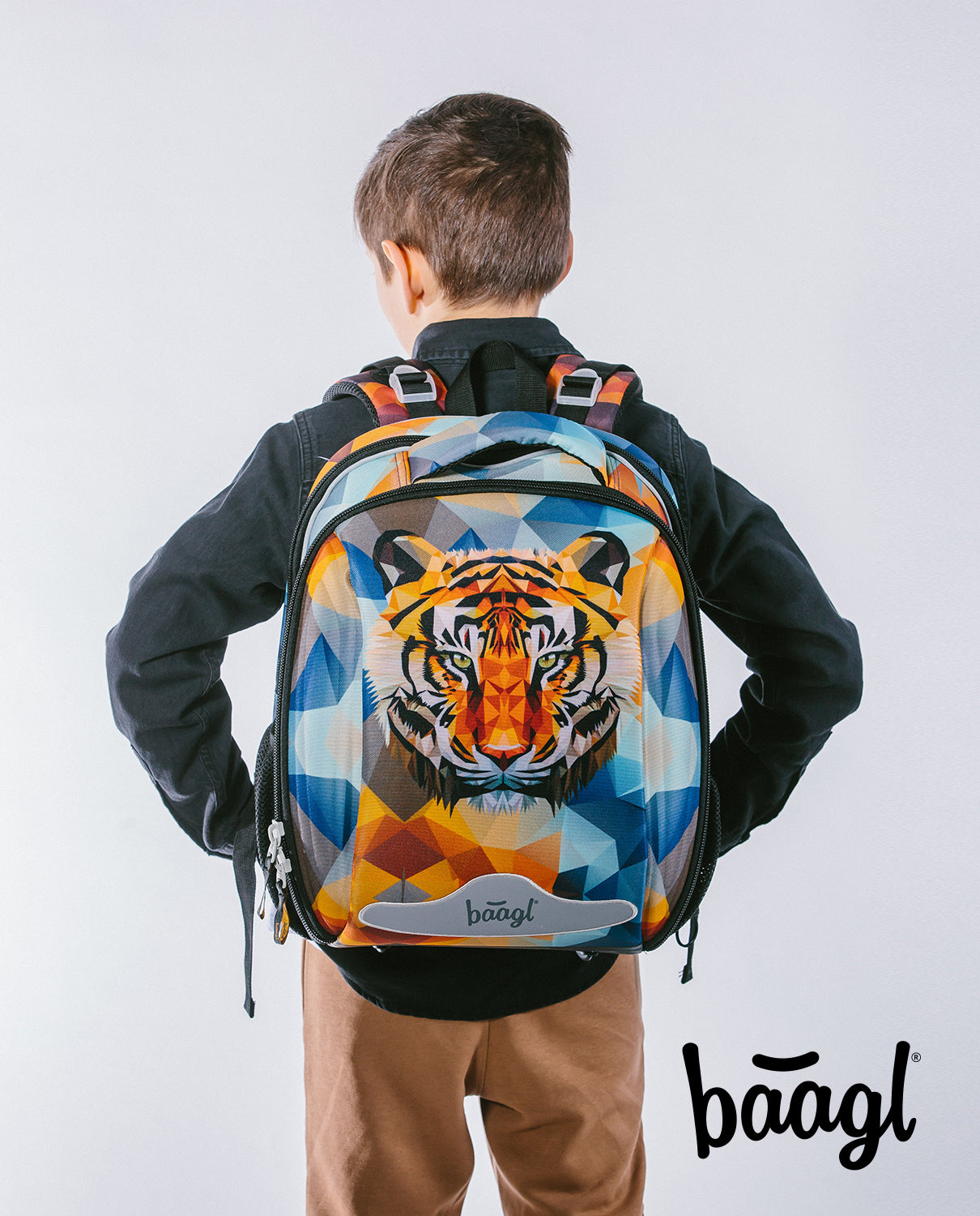 Shelly Wild Tiger Schulranzen-Set 3tlg: Schulranzen, Federmäppchen, Turnbeutel