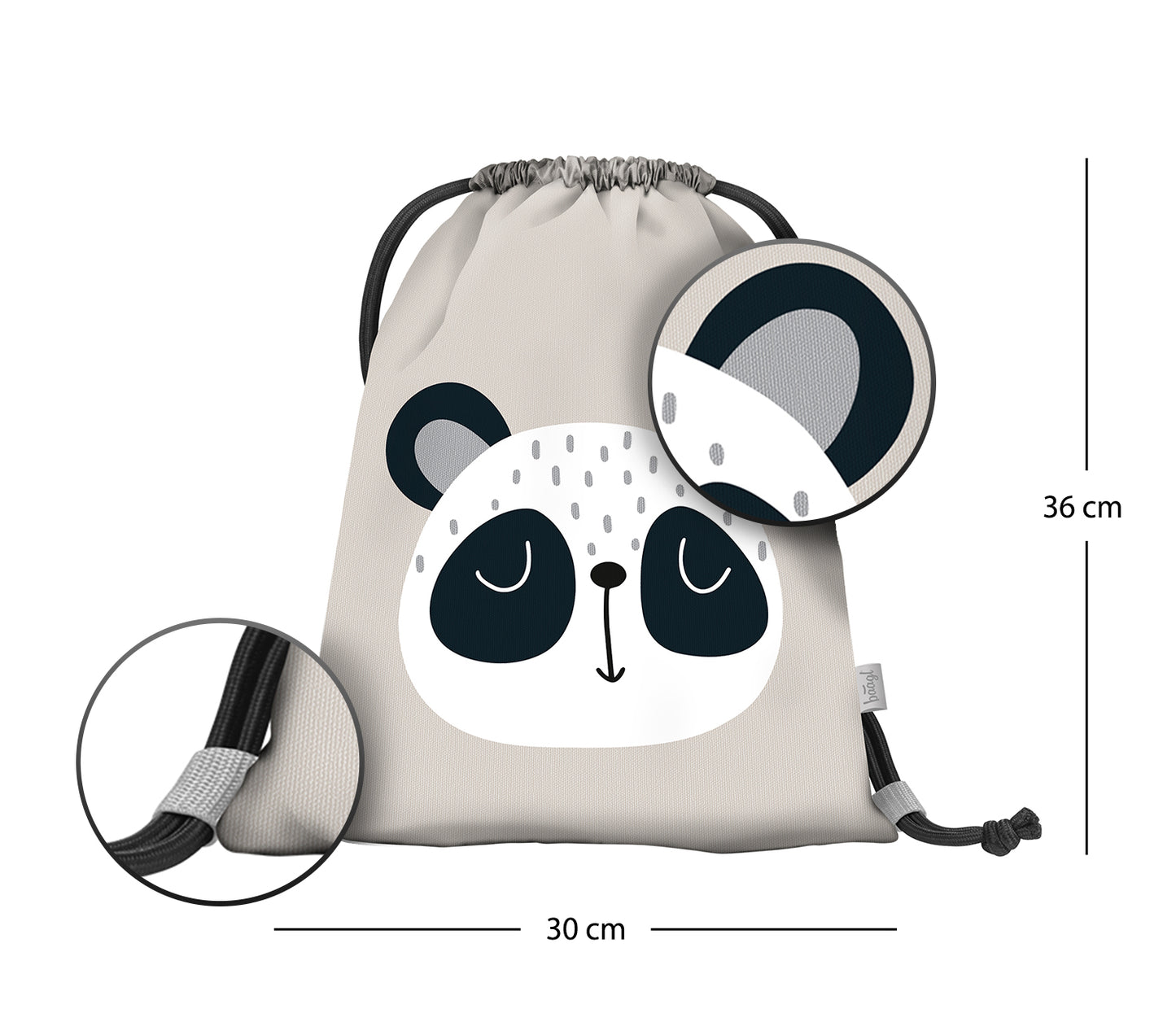 Kindergartenbeutel Panda