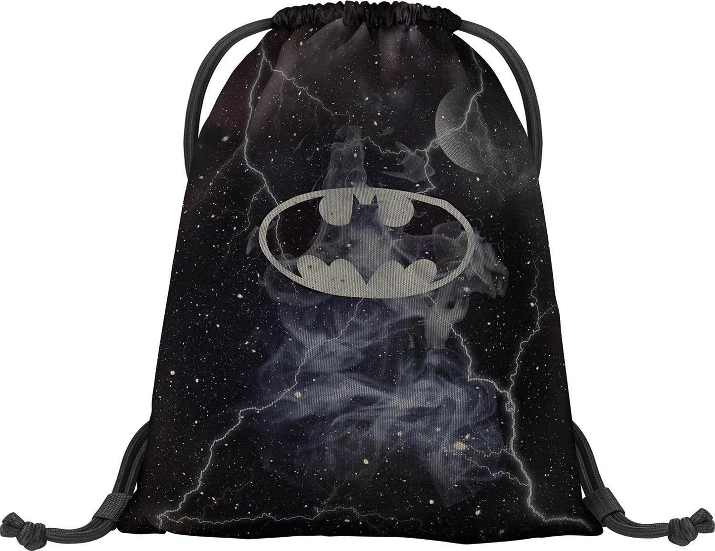 Ergo Batman Storm Schulranzen-Set 5tlg: Schulranzen, Federmäppchen, Turnbeutel, Brotdose, Geldbörse