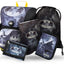 Ergo Batman Storm Schulranzen-Set 5tlg: Schulranzen, Federmäppchen, Turnbeutel, Brotdose, Geldbörse