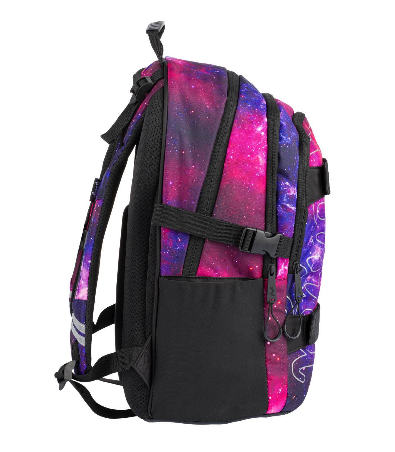 Skate Galaxy Rucksack-Set 5tlg: Rucksack, Federmäppchen, Turnbeutel, Geldbörse, Heftmappe
