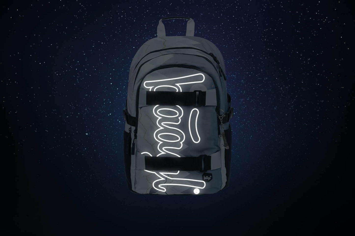 Skate Moon Rucksack-Set 5tlg: Rucksack, Federmäppchen, Turnbeutel, Geldbörse, Heftmappe