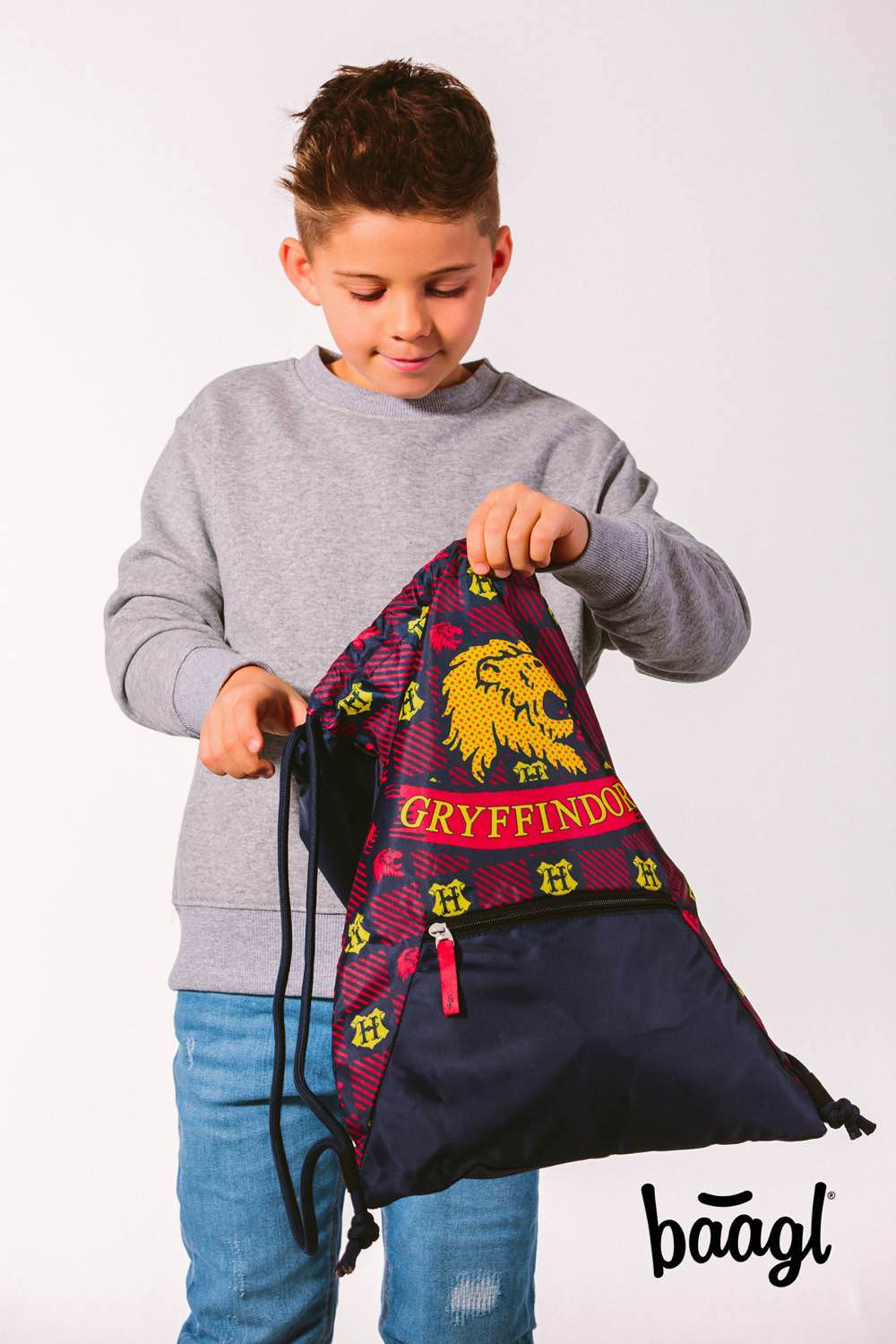 Zippy Harry Potter Gryffindor Schulranzen-Set 5tlg: Schulranzen, Federmäppchen, Turnbeutel, Brotdose, Geldbörse