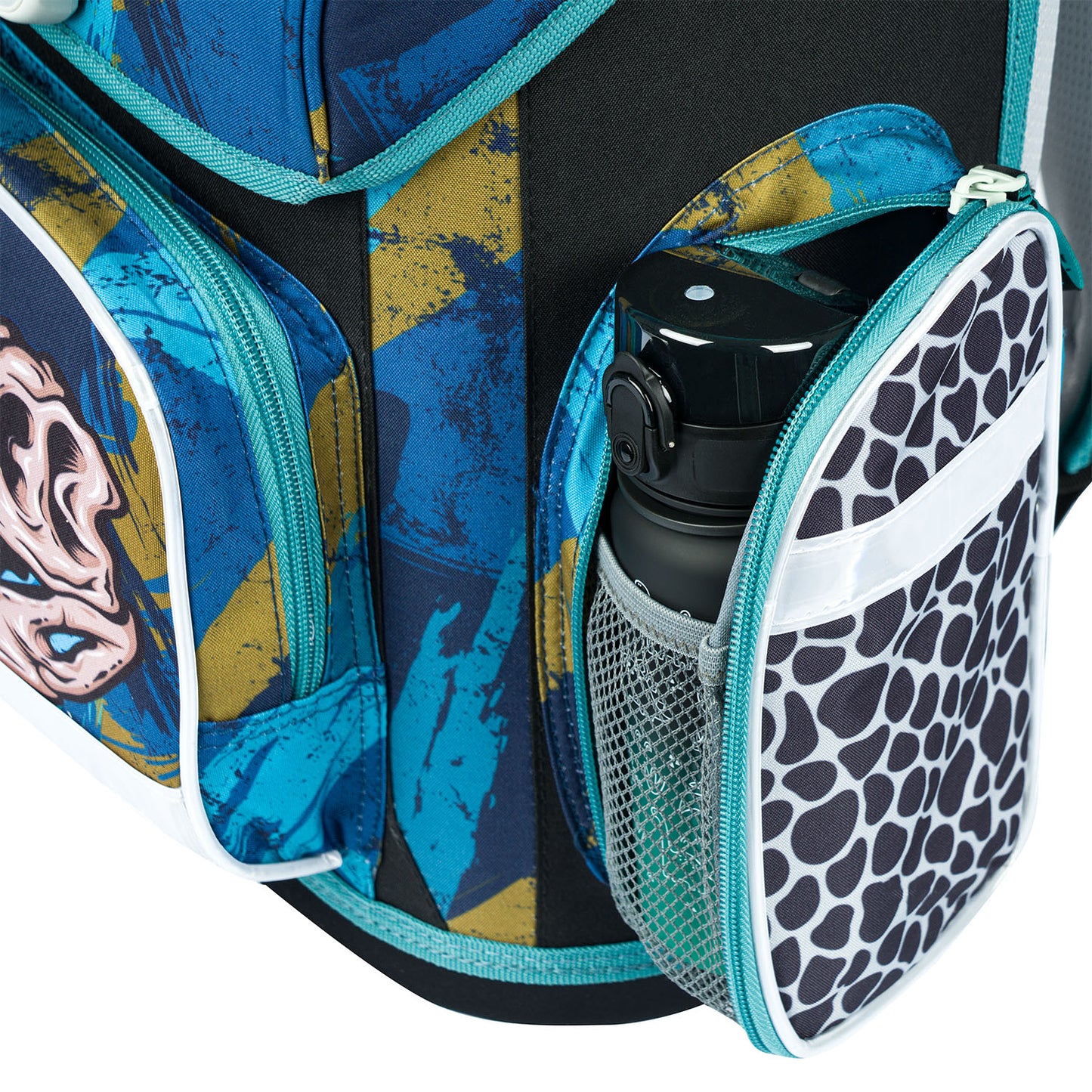 Ergo Dinosaurs World Schulranzen-Set 3tlg: Schulranzen, Federmäppchen, Turnbeutel