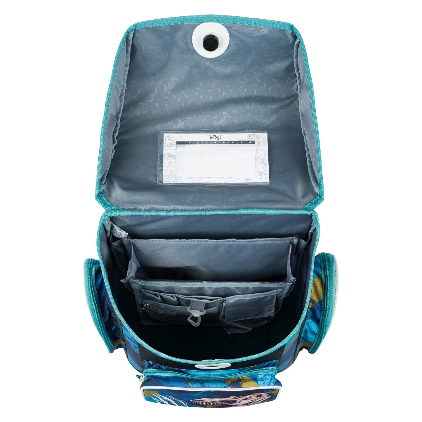 Ergo Dinosaurs World Schulranzen-Set 3tlg: Schulranzen, Federmäppchen, Turnbeutel