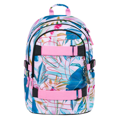 Skate Leafs Rucksack-Set 3tlg: Rucksack, Federmäppchen, Turnbeutel