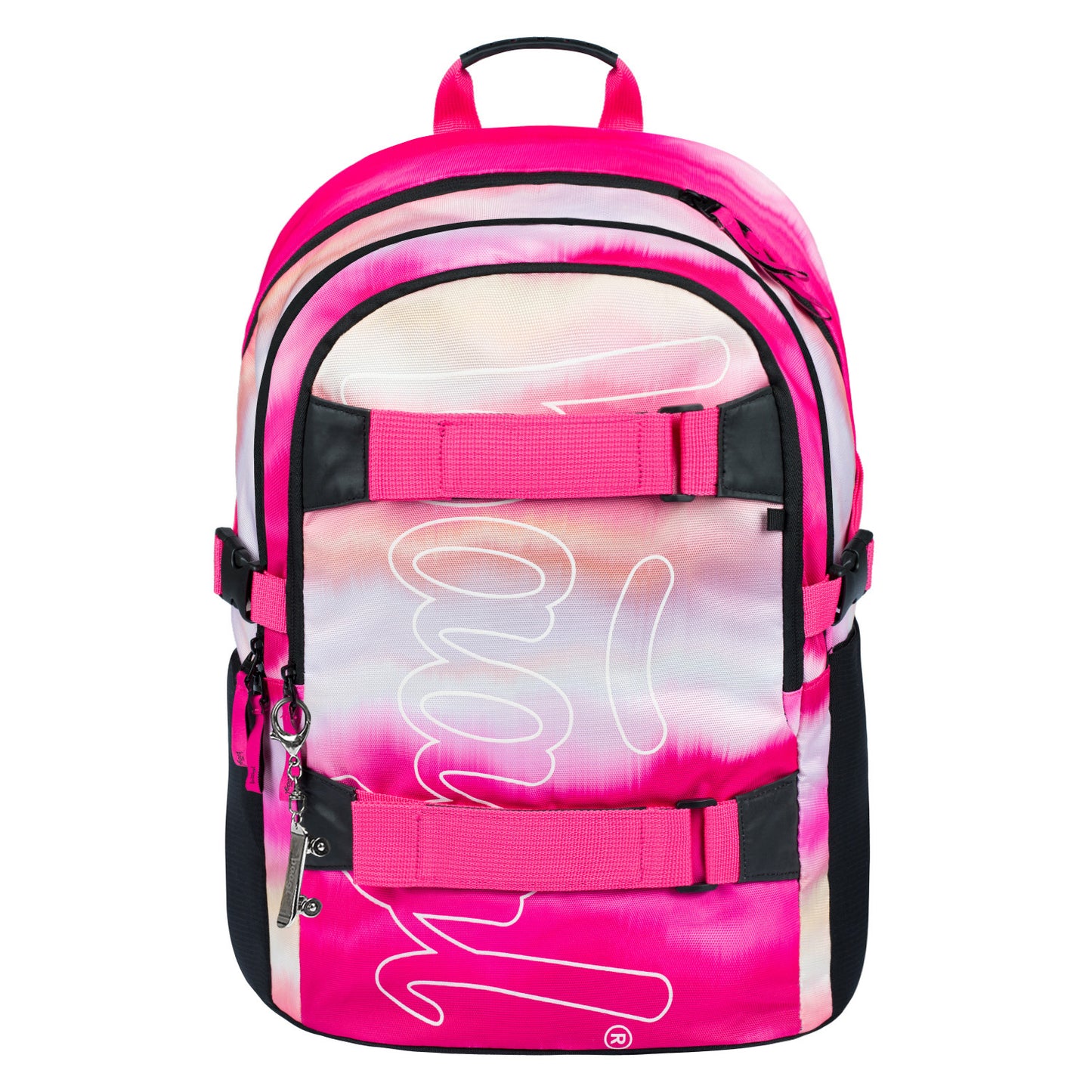 Skate Pink Stripes Rucksack-Set 3tlg: Rucksack, Federmäppchen, Turnbeutel