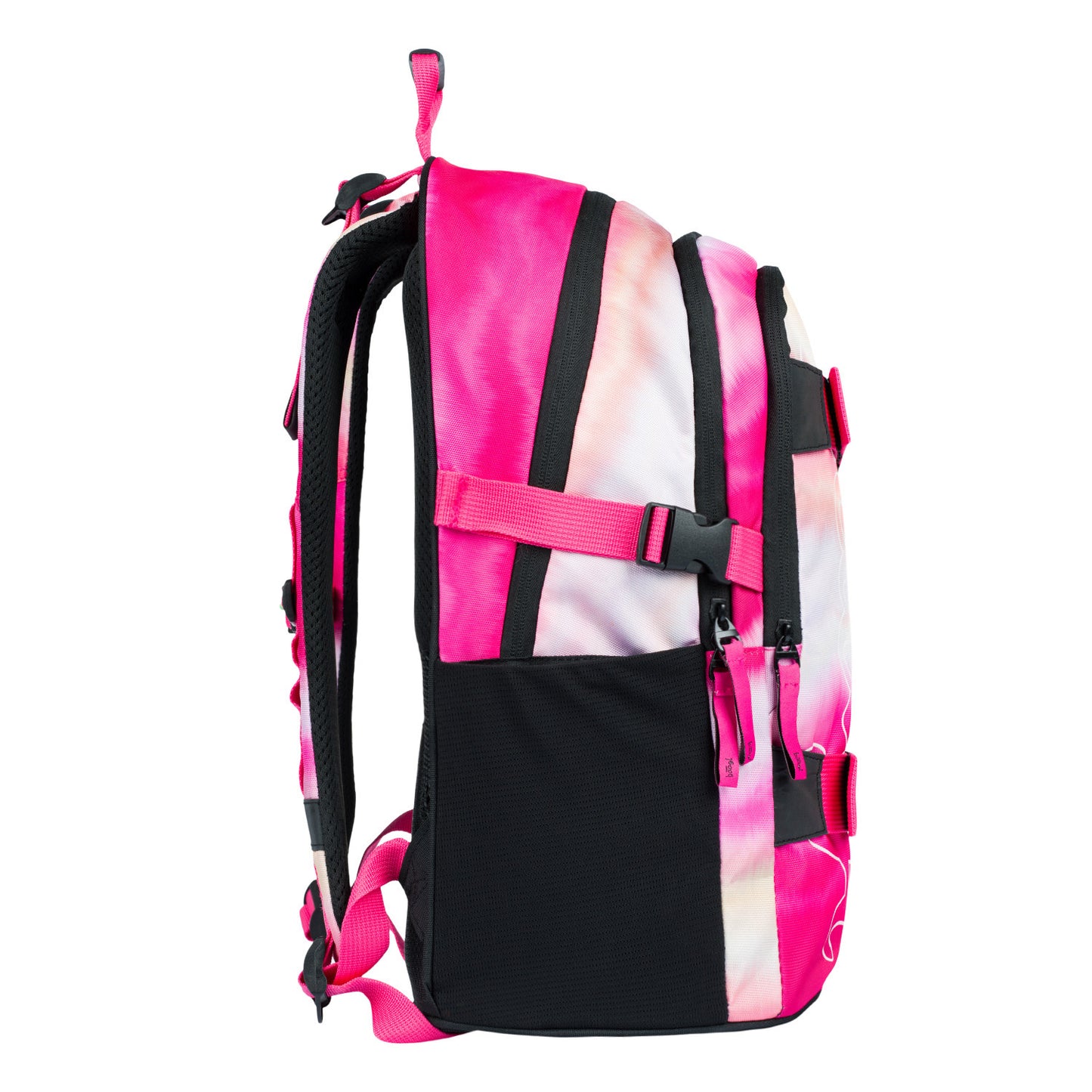 Skate Pink Stripes Rucksack-Set 3tlg: Rucksack, Federmäppchen, Turnbeutel