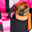Skate Pink Stripes Rucksack-Set 3tlg: Rucksack, Federmäppchen, Turnbeutel