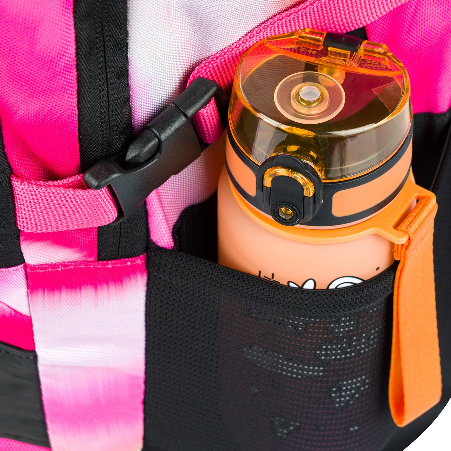 Skate Pink Stripes Rucksack-Set 3tlg: Rucksack, Federmäppchen, Turnbeutel