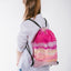 Skate Pink Stripes Rucksack-Set 3tlg: Rucksack, Federmäppchen, Turnbeutel