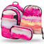 Skate Pink Stripes Rucksack-Set 3tlg: Rucksack, Federmäppchen, Turnbeutel