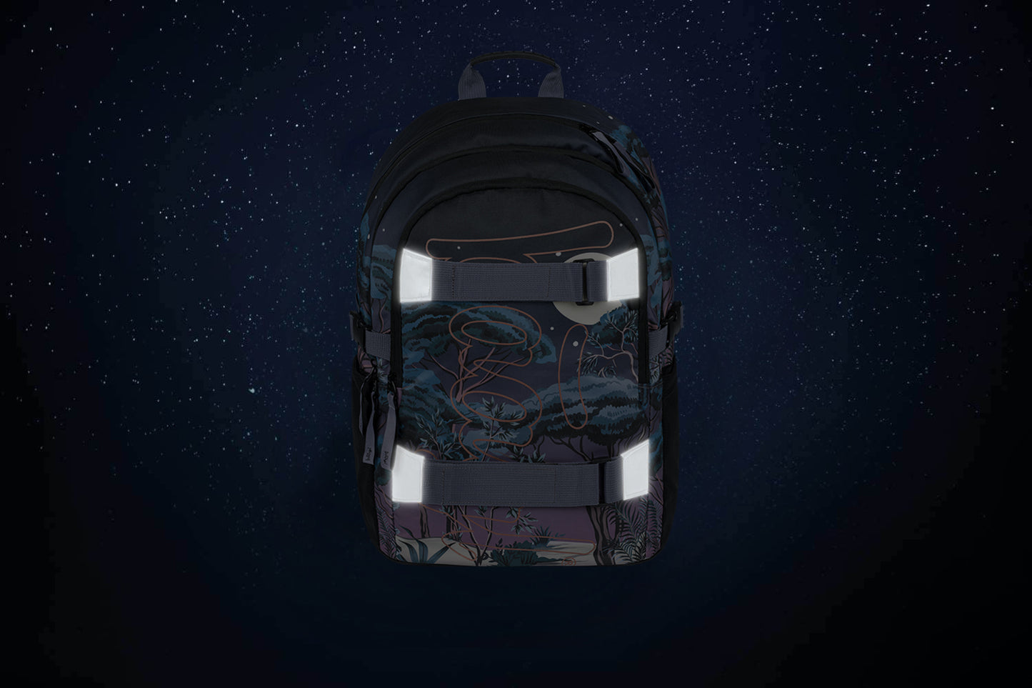 Skate Night Rucksack-Set 3tlg: Rucksack, Federmäppchen, Turnbeutel