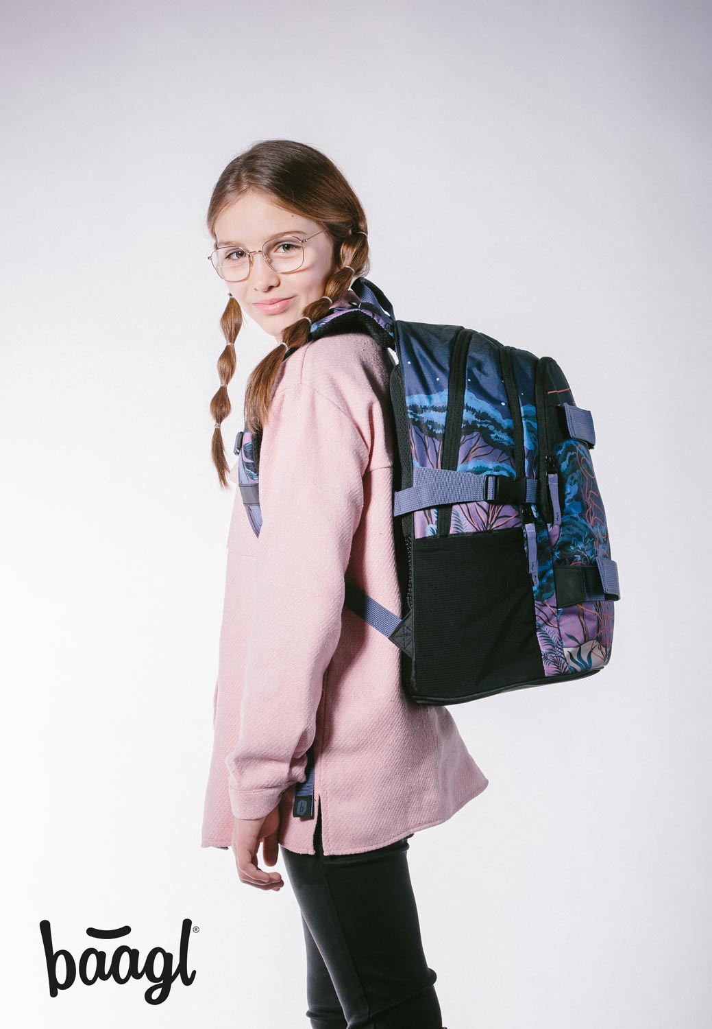 Skate Night Rucksack-Set 3tlg: Rucksack, Federmäppchen, Turnbeutel