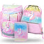 Airy Rainbow Unicorn Rucksack-Set 3tlg: Rucksack, Federmäppchen, Turnbeutel