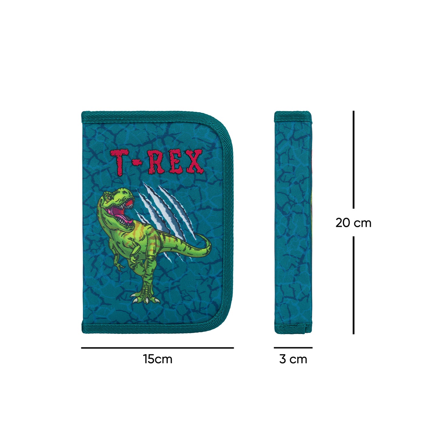 Airy T-REX Rucksack-Set 3tlg: Rucksack, Federmäppchen, Turnbeutel