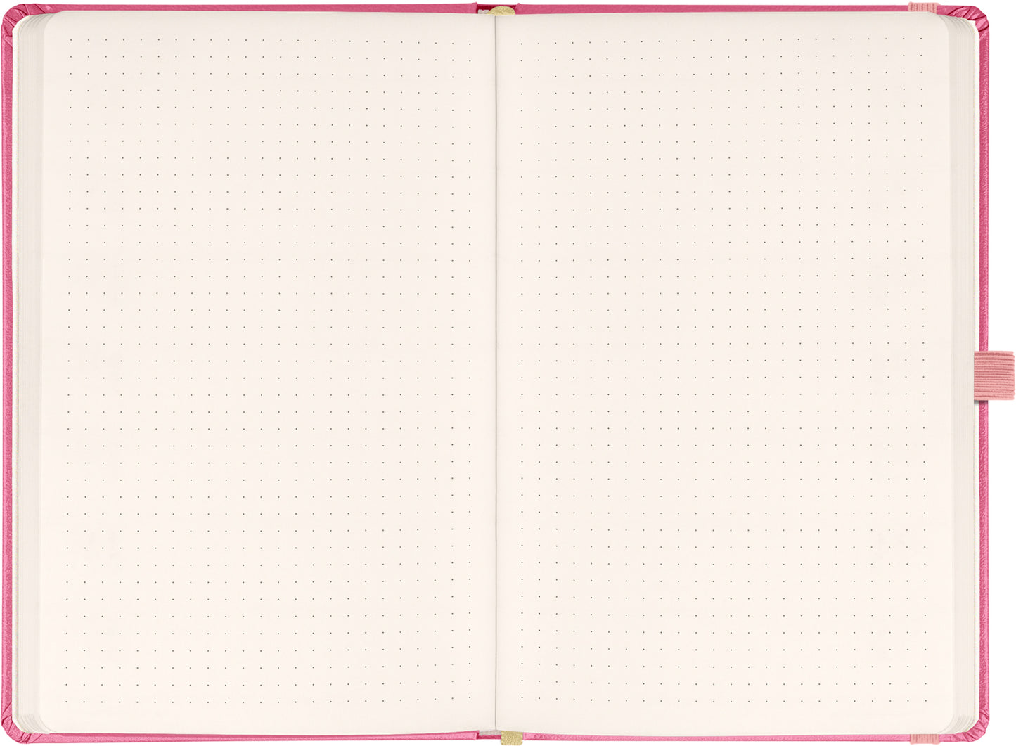 Notizbuch Rosa, gepunktet, 13 × 21 cm