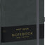 Notizbuch Grau, gepunktet, 13 × 21 cm