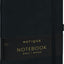 Notizbuch Schwarz, gepunktet, 13 × 21 cm