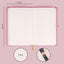 Notizbuch Rosa, liniert, 13 × 21 cm