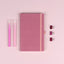 Notizbuch Rosa, liniert, 13 × 21 cm