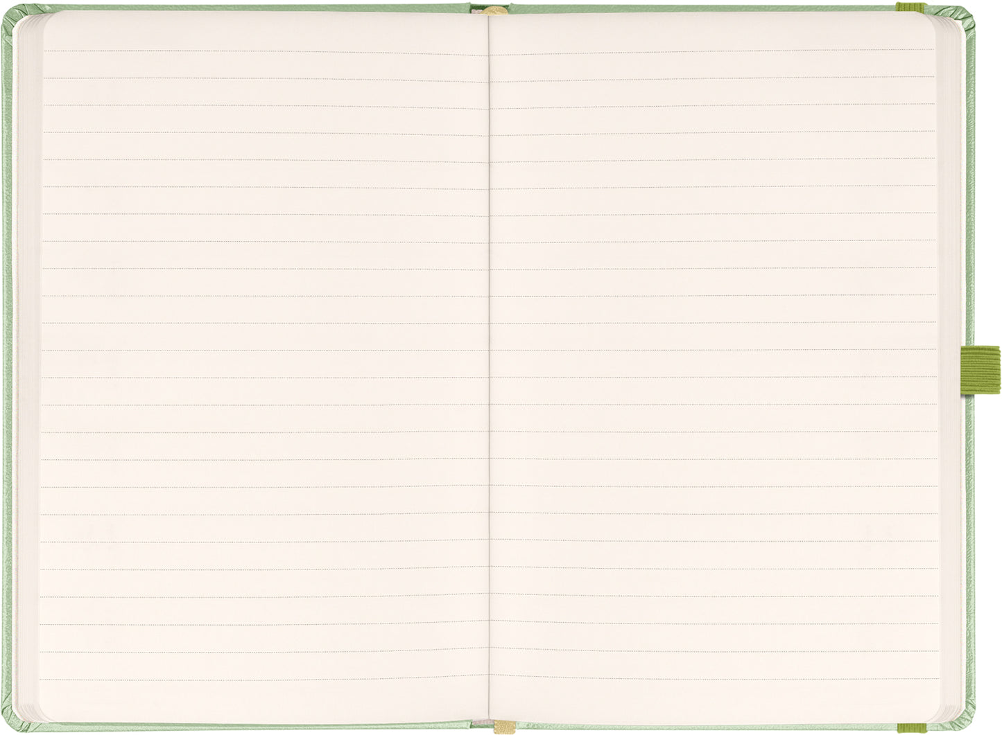 Notizbuch Grün, liniert, 13 × 21 cm