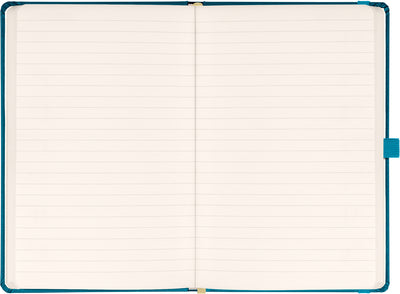 Notizbuch Türkis, liniert, 13 × 21 cm