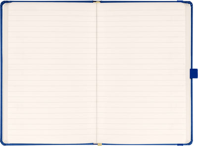 Notizbuch Dunkelblau, liniert, 13 × 21 cm
