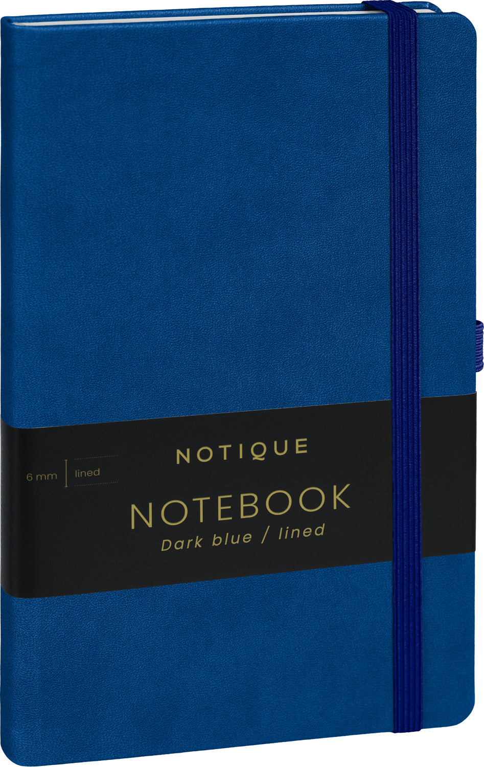Notizbuch Dunkelblau, liniert, 13 × 21 cm