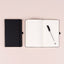 Notizbuch Schwarz, liniert, 13 × 21 cm