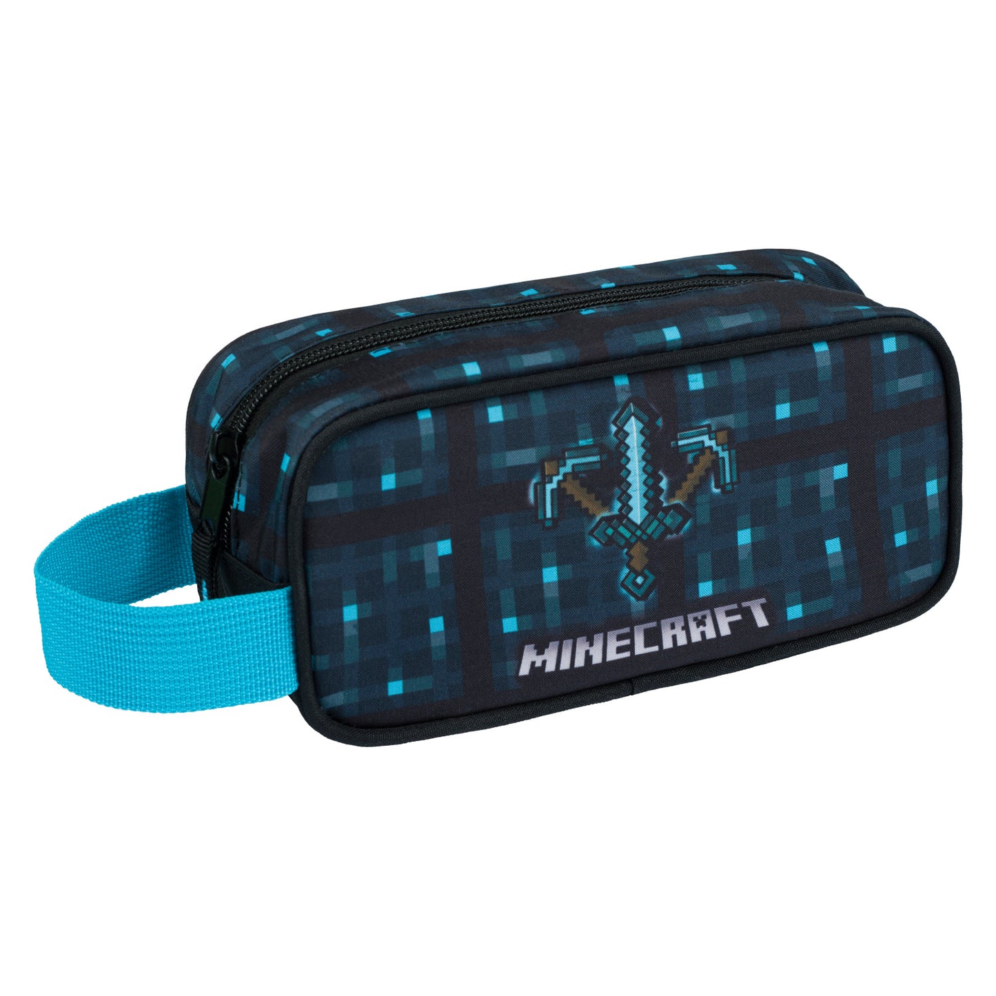 MINECRAFT SET 2 Axe And Sword: Federmäppchen, Turnbeutel