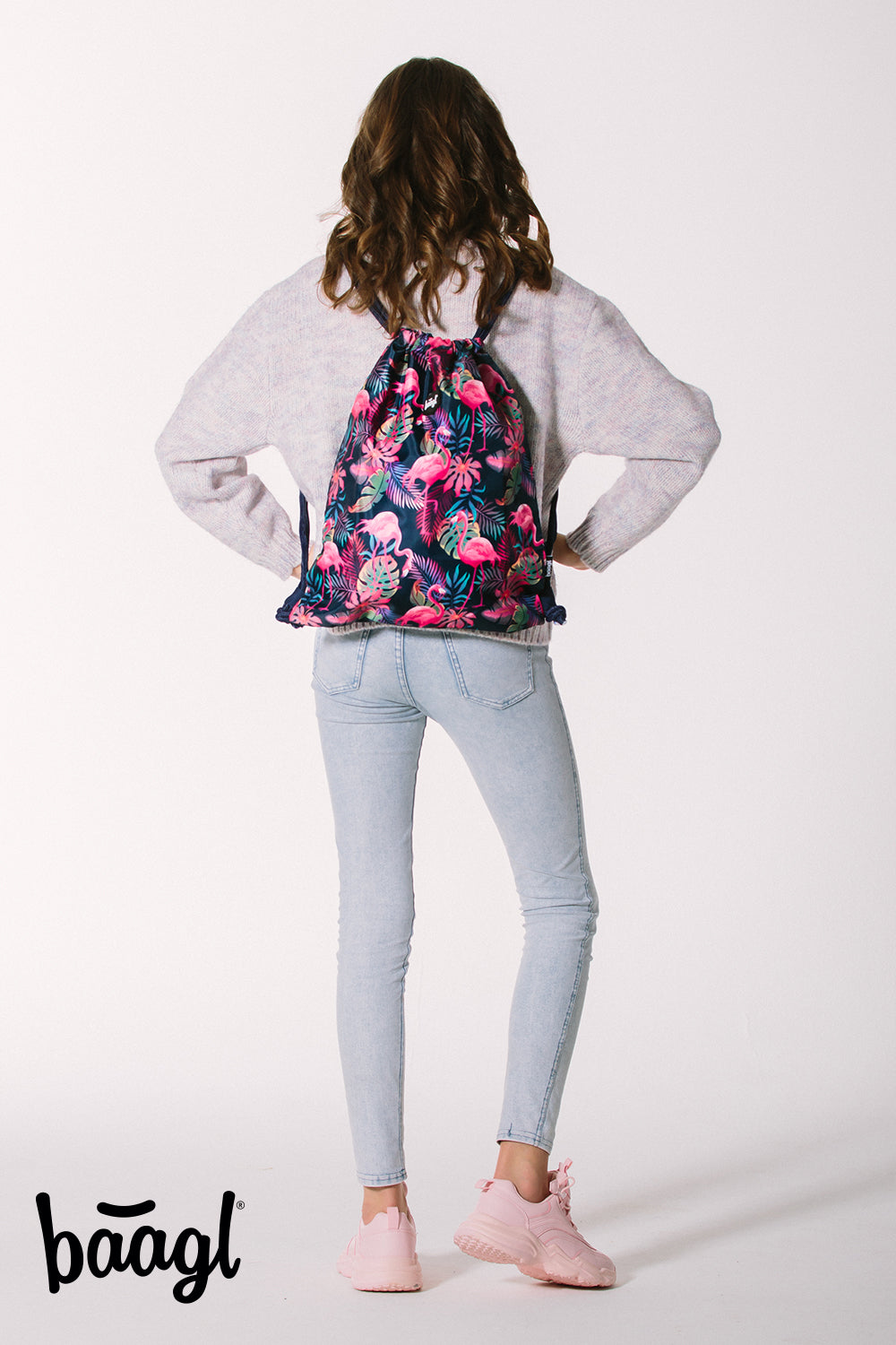 Core Flamingo Rucksack-Set 3tlg: Rucksack, Federmäppchen, Turnbeutel
