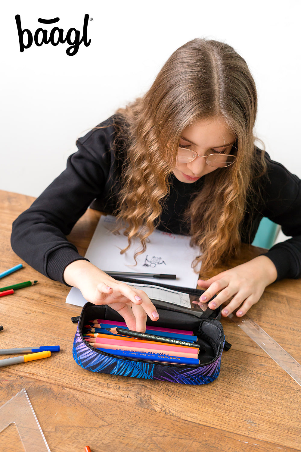 Federmäppchen Etui Palm