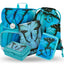 Ergo Butterfly Schulranzen-Set 5tlg: Schulranzen, Federmäppchen, Turnbeutel, Brotdose, Heftmappe