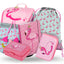Zippy Flamingo Schulranzen-Set 5tlg: Schulranzen, Federmäppchen, Turnbeutel, Brotdose, Heftmappe