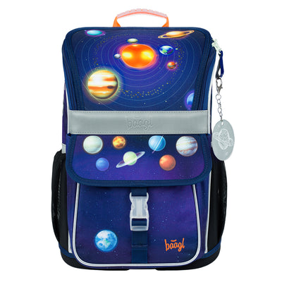 Zippy Planeten Schulranzen-Set 5tlg: Schulranzen, Federmäppchen, Turnbeutel, Brotdose, Heftmappe