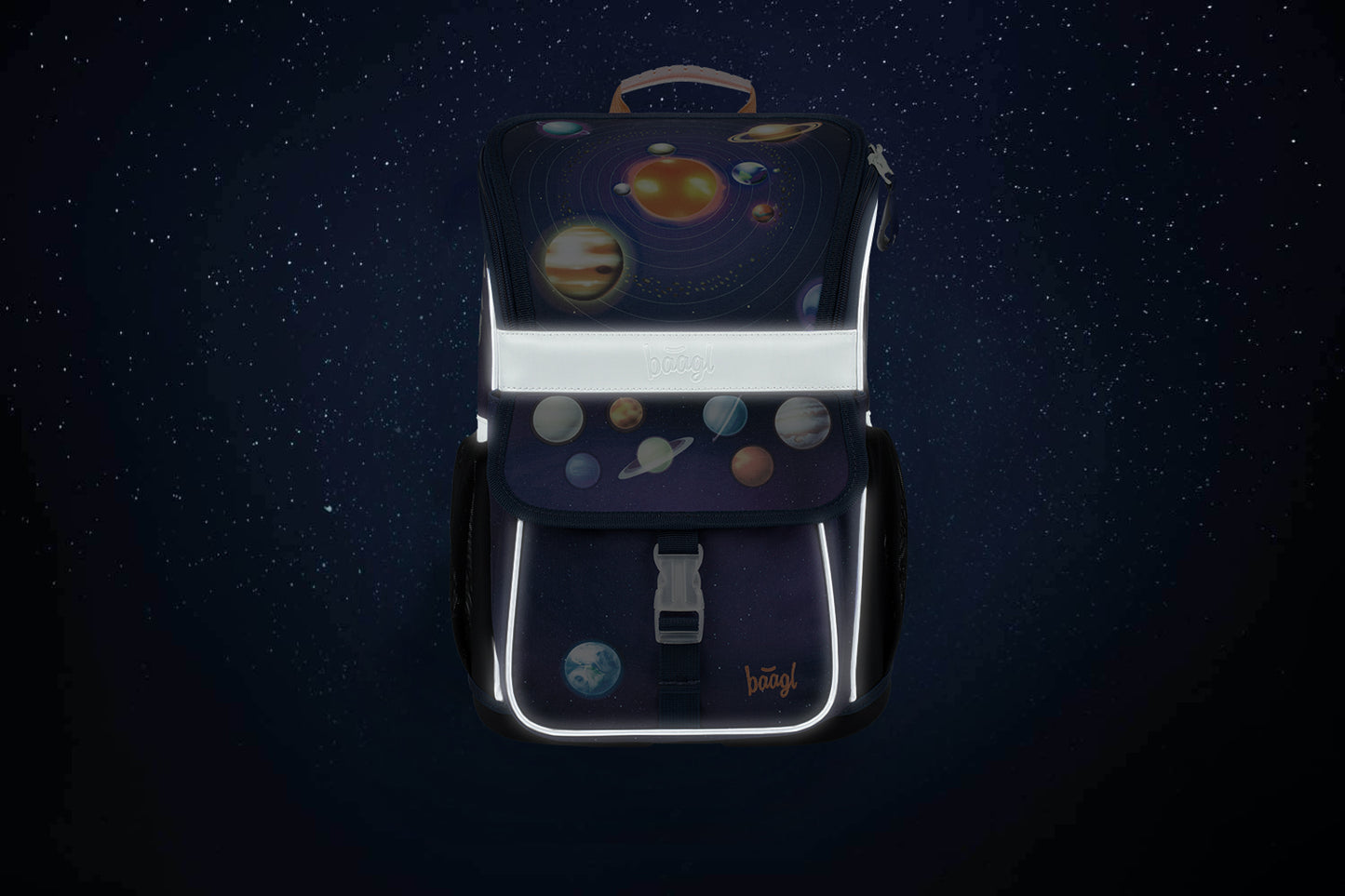 Zippy Planeten Schulranzen-Set 5tlg: Schulranzen, Federmäppchen, Turnbeutel, Brotdose, Heftmappe