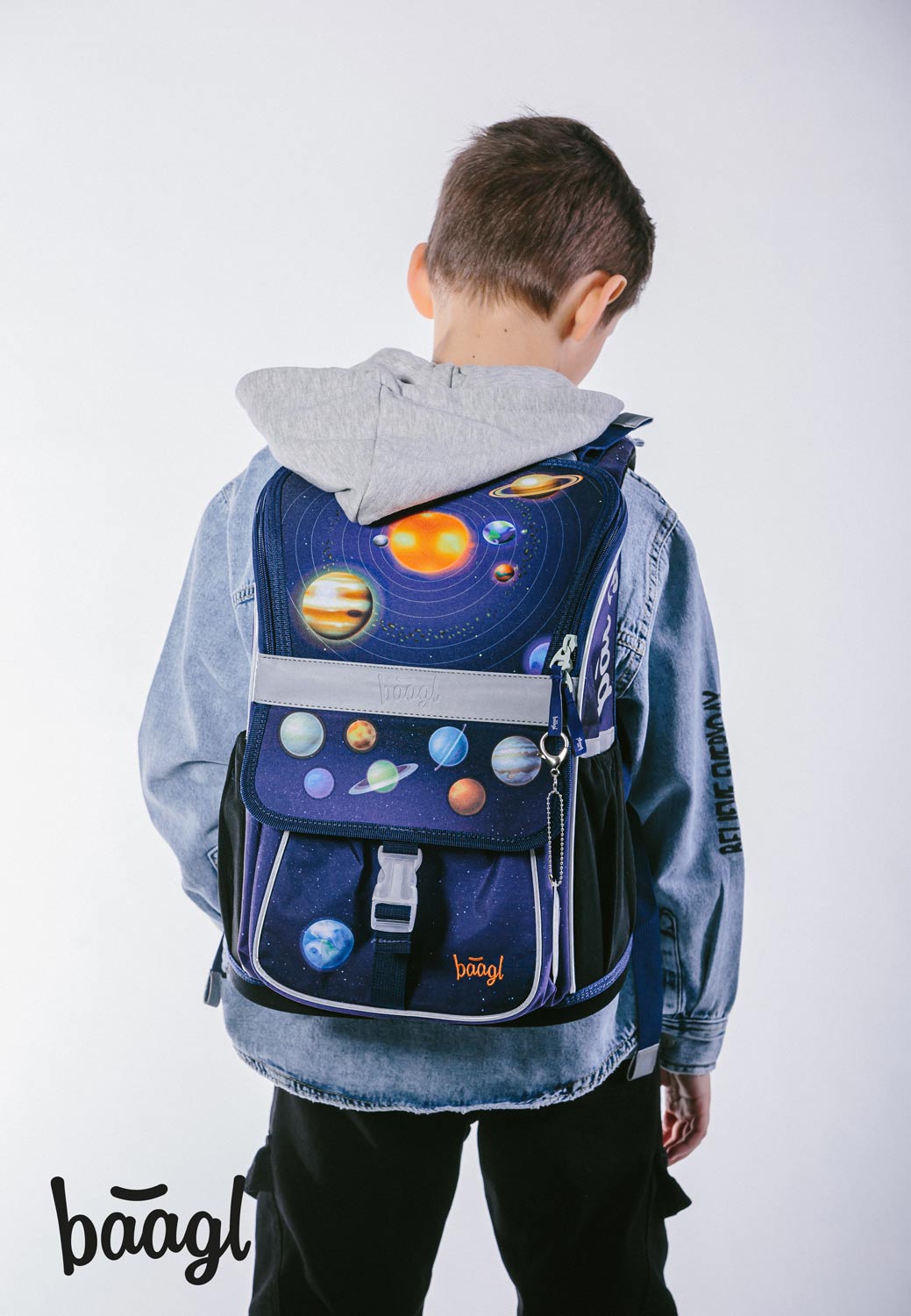 Zippy Planeten Schulranzen-Set 5tlg: Schulranzen, Federmäppchen, Turnbeutel, Brotdose, Heftmappe