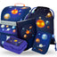 Zippy Planeten Schulranzen-Set 5tlg: Schulranzen, Federmäppchen, Turnbeutel, Brotdose, Heftmappe