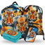 Shelly Wild Tiger Schulranzen-Set 5tlg: Schulranzen, Federmäppchen, Turnbeutel, Brotdose, Heftmappe