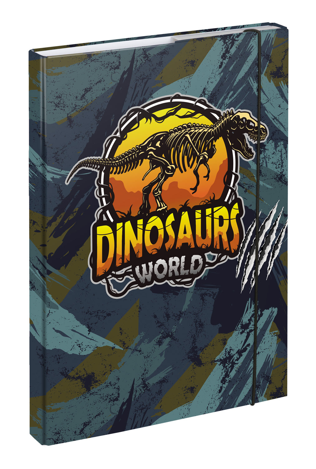 Ergo Dinosaurs World Schulranzen-Set 5tlg: Schulranzen, Federmäppchen, Turnbeutel, Brotdose, Heftmappe