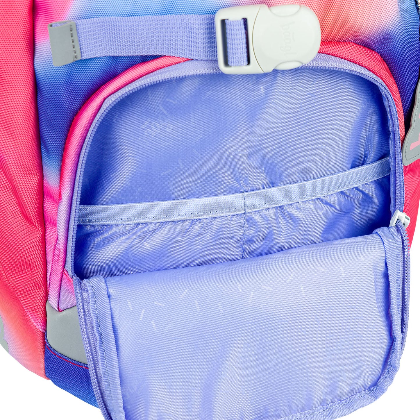 Schulrucksack Airy Rainbow Rot