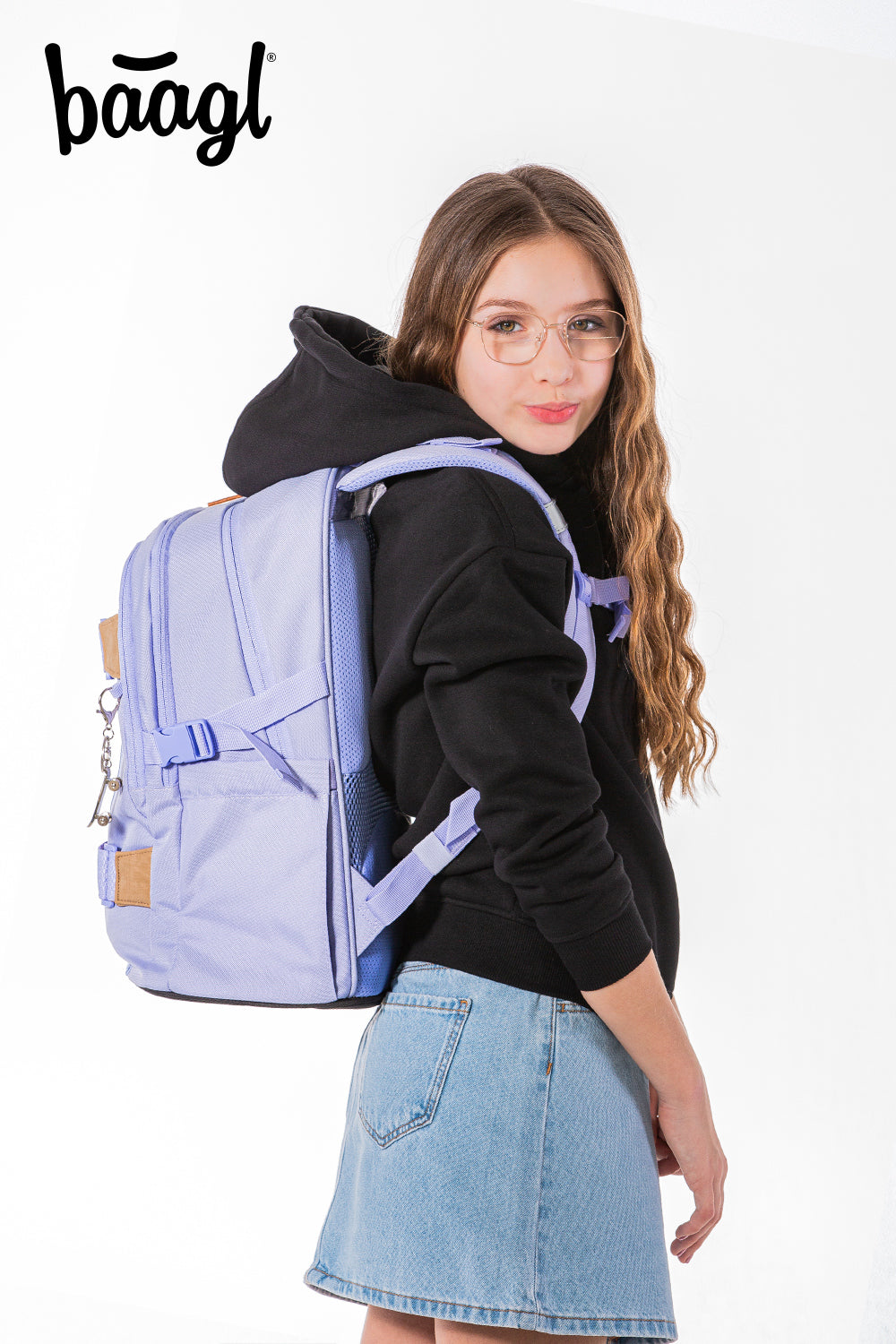 Schulrucksack Skate Lilac