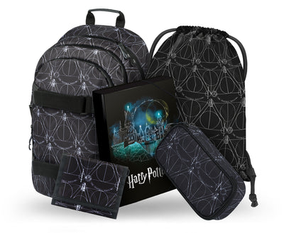 Skate Harry Potter Deathly Hallows Rucksack-5et 3tlg: Rucksack, Federmäppchen, Turnbeutel, Heftmappe, Geldbeutel