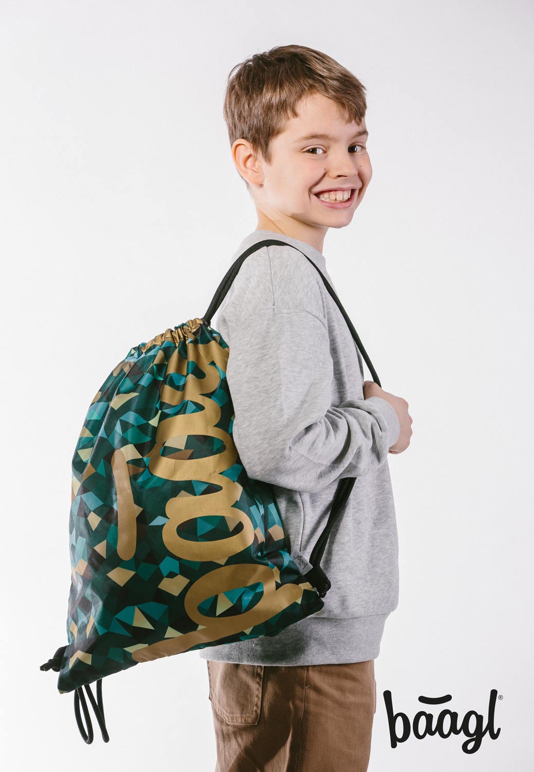 Skate Polygon Rucksack-Set 5tlg: Rucksack, Federmäppchen, Turnbeutel, Geldbörse, Heftmappe