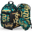 Skate Polygon Rucksack-Set 5tlg: Rucksack, Federmäppchen, Turnbeutel, Geldbörse, Heftmappe