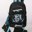 Skate Bluelight Rucksack-Set 5tlg: Rucksack, Federmäppchen, Turnbeutel, Geldbörse, Heftmappe